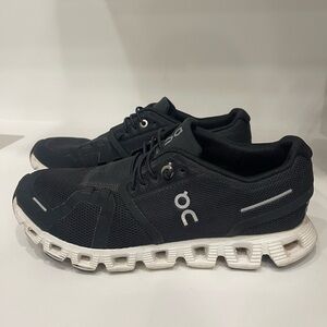 On Women's Black and White Running Shoes